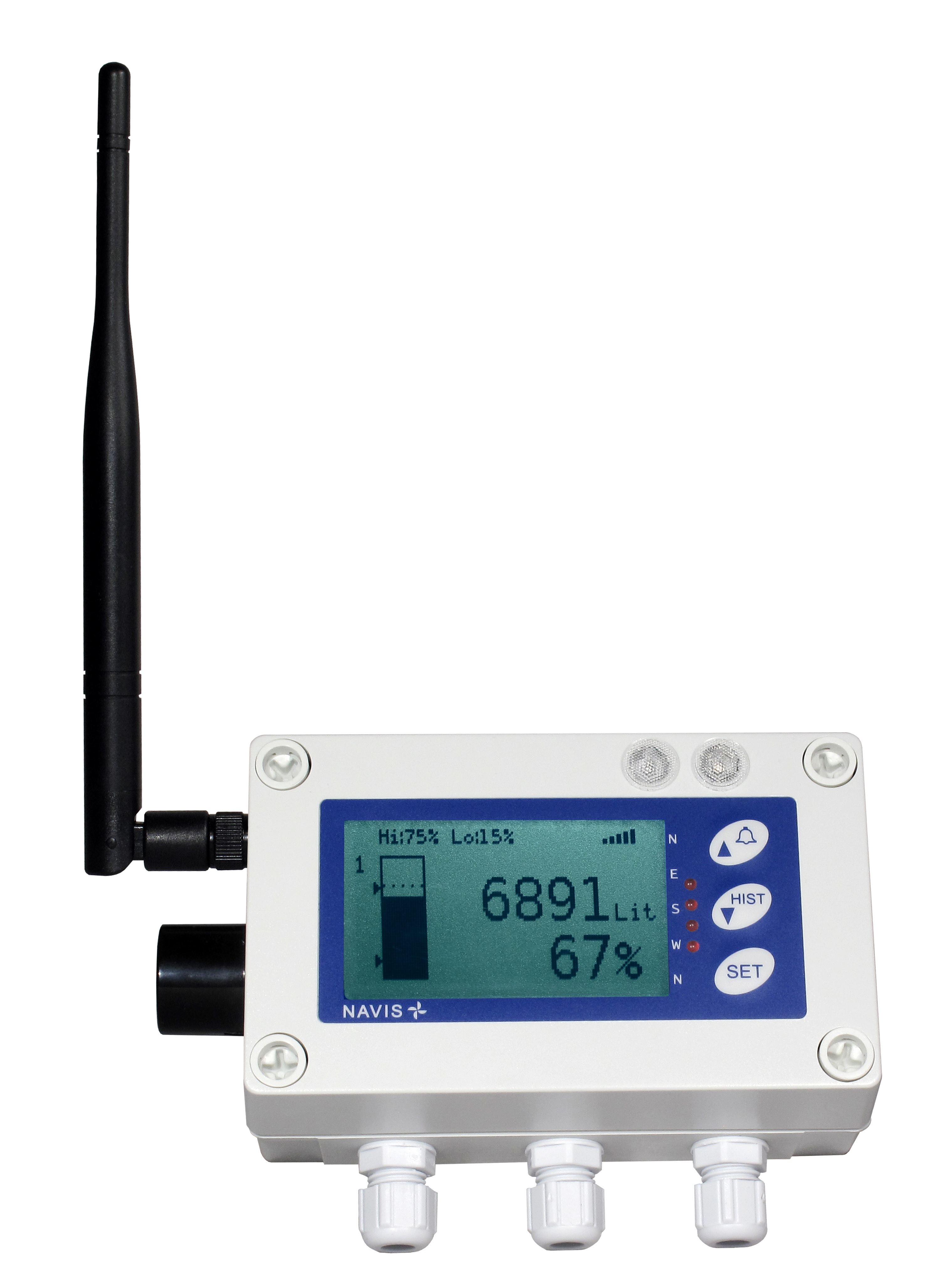 LW410 - LONG RANGE WIRELESS TANK LEVEL MONITOR WITH ALARMS AND LOGGING