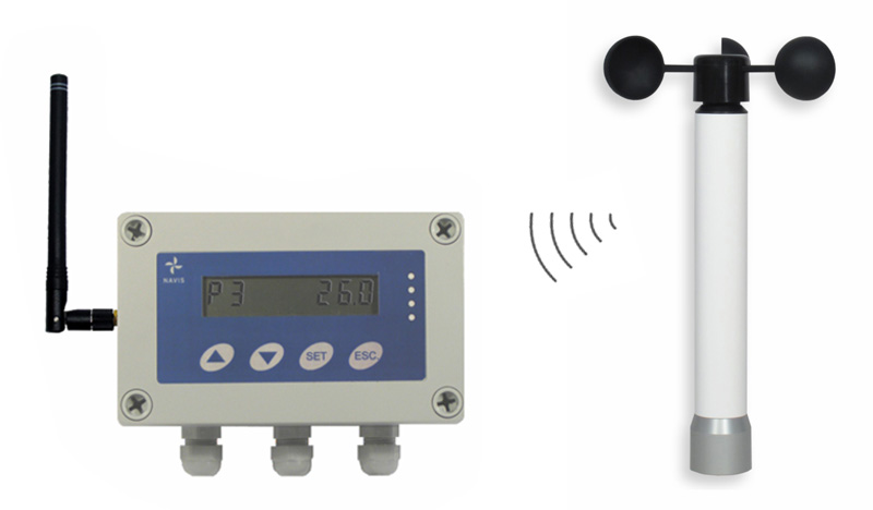 W301 - Wireless anemometer with alarm outputs