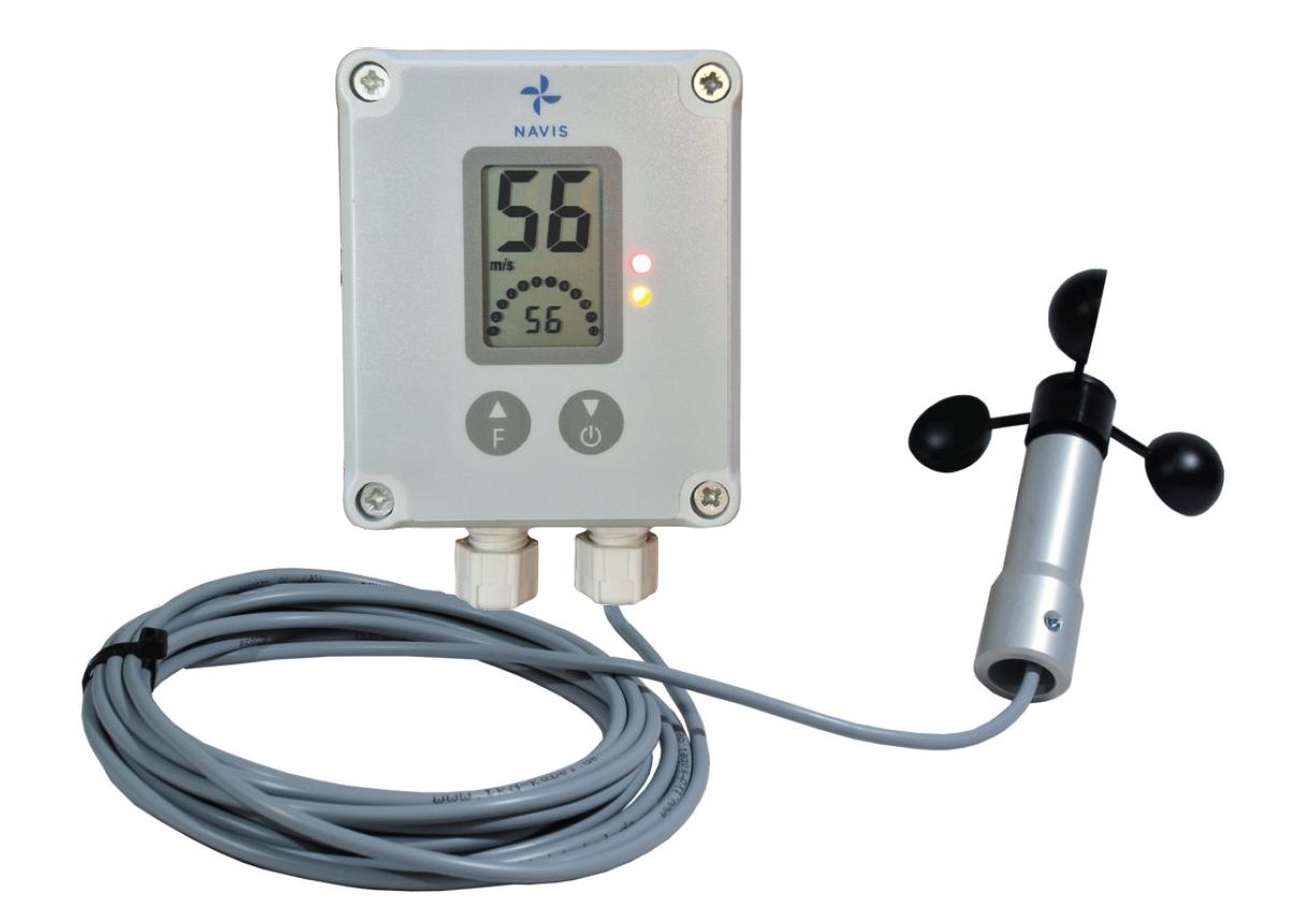 Y211 - Anemometer with alarm for construction sites and industry